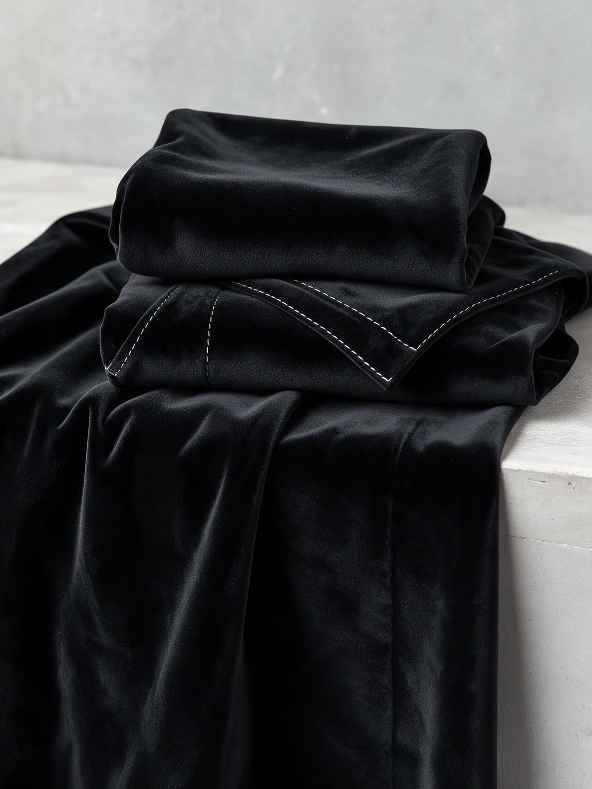 Women's Fitted Velvet 2-Piece Workwear