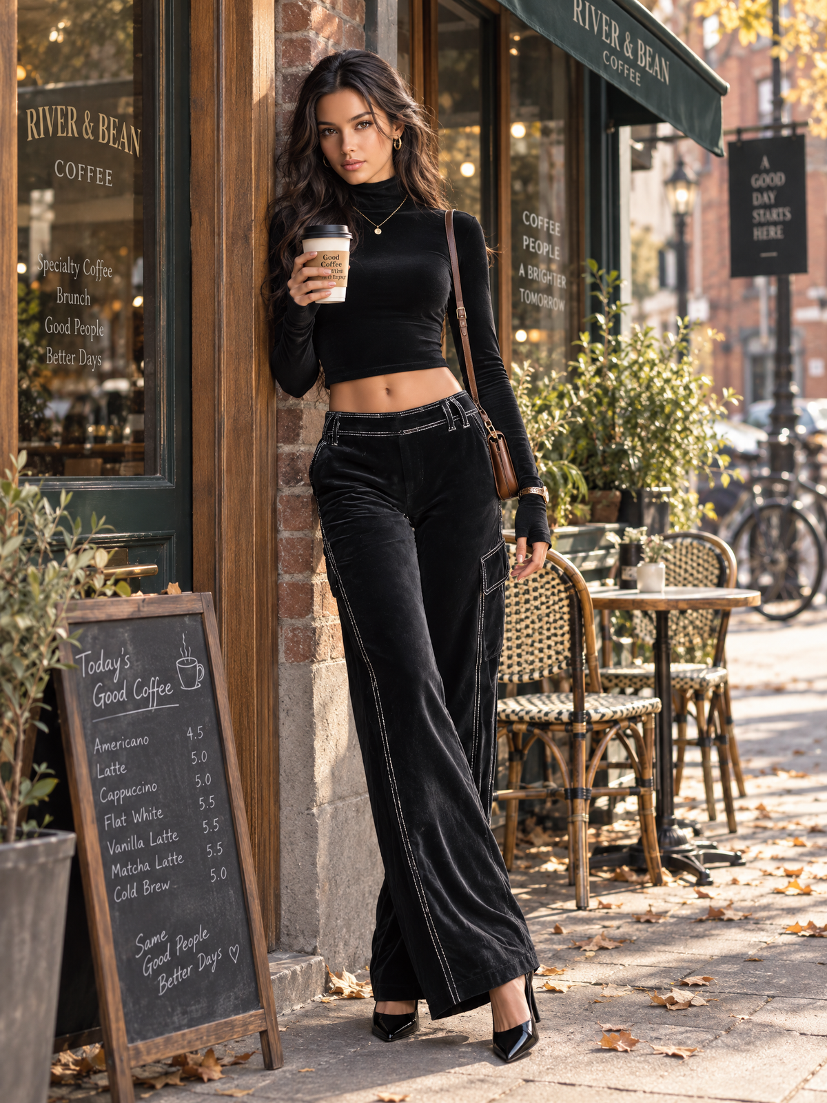Women's Fitted Velvet 2-Piece Workwear